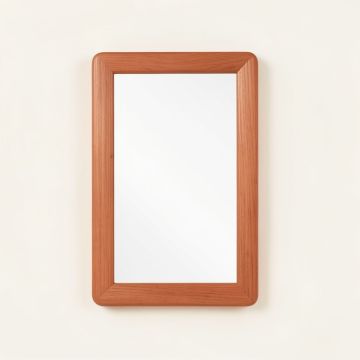 Ash Bluff Framed Wall Mirror - Terracotta (synthetic illustration; no displayed measurements)