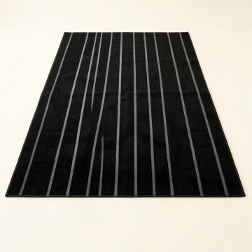 Juniper Bluff Rectangular Area Rug - Black (synthetic illustration; no displayed measurements)