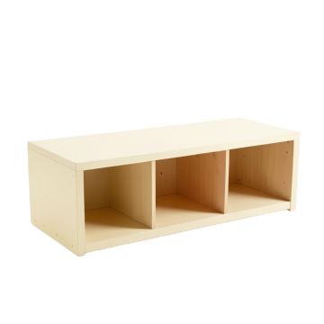 Meadow Crossing Shoe Storage Bench - Cream