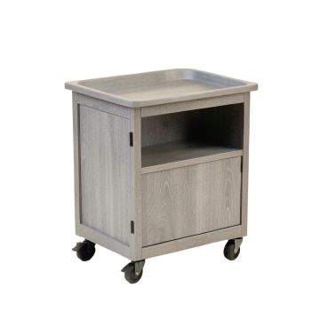 Ash Bend Empty Rolling Workshop Cart - Gray