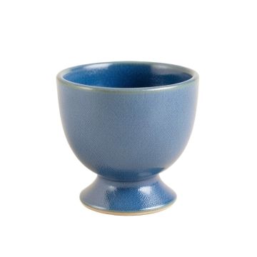 Hazel Bluff Empty Candle Holder - Blue