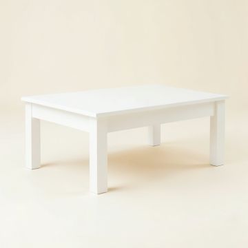 Aspen Crossing Coffee Table - White (synthetic illustration; no displayed measurements)