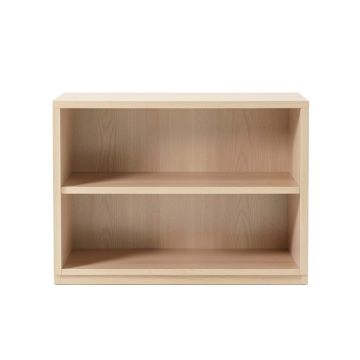 Fern Bend Low Bookcase - Beige