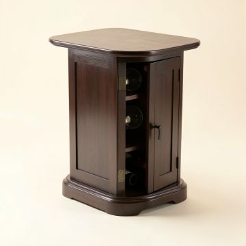 Molucca Bar With Wine Storage (synthetic illustration; no displayed measurements)