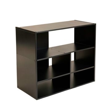 Dune Crossing Desktop Shelving Unit - Black