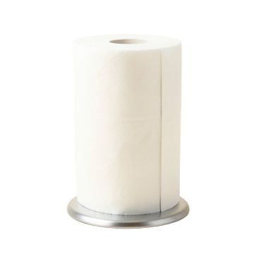 Deluxe Bathroom Tissue Roll Storage Free Standing Toilet Paper Holder