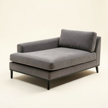 43 '' Armless Sofa Bed (synthetic illustration; no displayed measurements)
