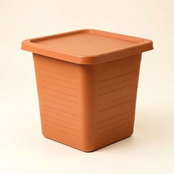 Holly Bridge Laundry Hamper - Terracotta (synthetic illustration; no displayed measurements)