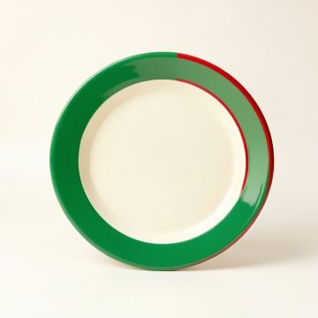 Holiday Melamine 10.5 '' Dinner Plate (synthetic illustration; no displayed measurements)