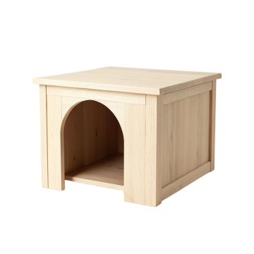 Heath Crossing Empty Furniture-Style Litter Enclosure - Beige