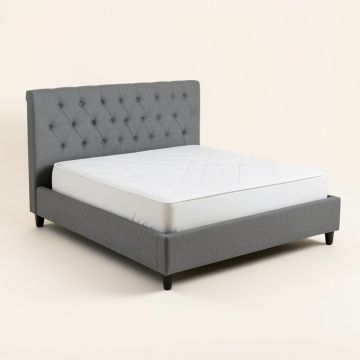 Euripides Queen Tufted Upholstered Standard Bed (synthetic illustration; no displayed measurements)