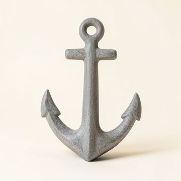Walthamstow Ship Anchor Design Accent Decor (synthetic illustration; no displayed measurements)