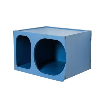 Stone Brook Wall-Mounted Cat Perch - Blue
