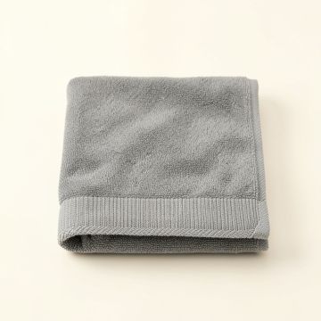 Pine Edge Bath Towel - Gray (synthetic illustration; no displayed measurements)