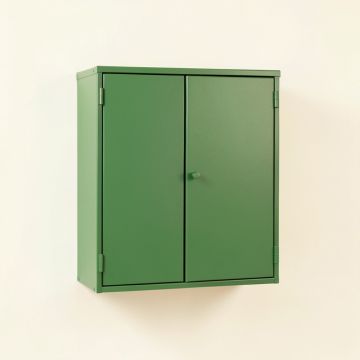 Hazel Branch Wall-Mounted Laundry Cabinet - Green (synthetic illustration; no displayed measurements)