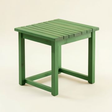 Birch Bend Compact Balcony Table - Green (synthetic illustration; no displayed measurements)