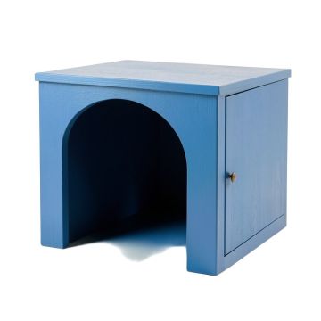Reed Branch Empty Furniture-Style Litter Enclosure - Blue