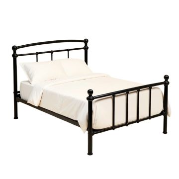 Metal Bed With Wood Decoration （Twin Size）