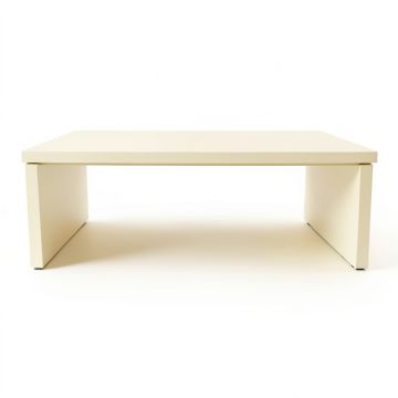 Flint Field Desktop Monitor Riser - Cream (synthetic illustration; no displayed measurements)