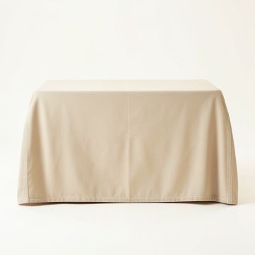 River Dell Flat Bed Sheet - Beige (synthetic illustration; no displayed measurements)