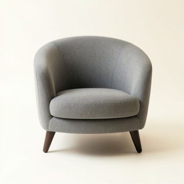 Spruce Bend Upholstered Armchair - Gray (synthetic illustration; no displayed measurements)