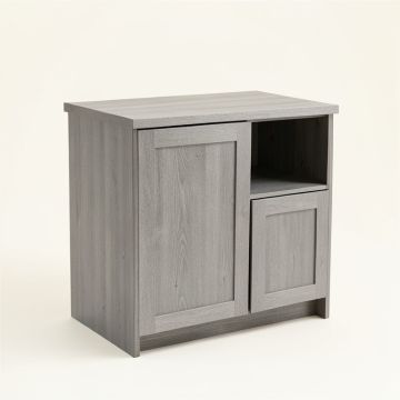 Holly Crossing Freestanding Laundry Folding Counter - Gray (synthetic illustration; no displayed measurements)