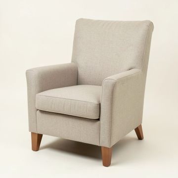 Lefebre 25.25 '' Wide Linen Slipcovered Wingback Chair (synthetic illustration; no displayed measurements)