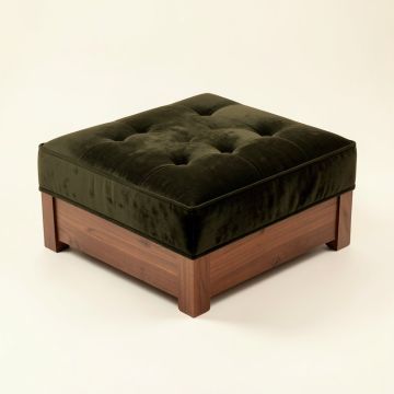 Torquay 48 '' Velvet Tufted Rectangle Cocktail Ottoman (synthetic illustration; no displayed measurements)
