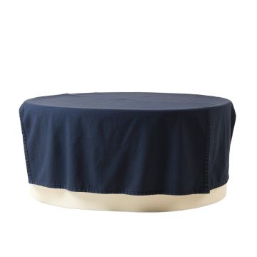 Laurel Crossing Flat Bed Sheet - Navy