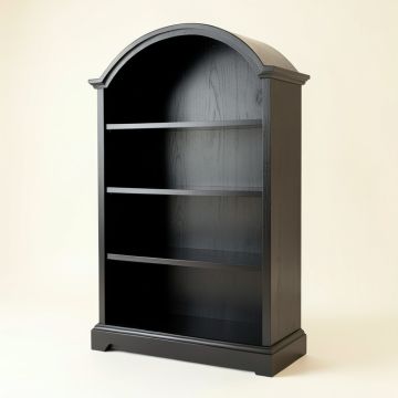 Reed Canyon Freestanding Bookcase - Black (synthetic illustration; no displayed measurements)