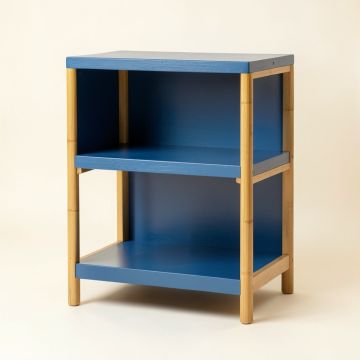 Moss Bluff Empty Mug-Storage Cabinet Insert - Blue (synthetic illustration; no displayed measurements)