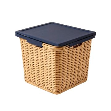 Ash Brook Laundry Hamper - Navy