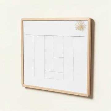 Winter Monthly Magnetic Calendar Board (synthetic illustration; no displayed measurements)