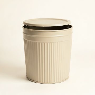 Oak Bend Closed Garden Compost Bin - Beige (synthetic illustration; no displayed measurements)