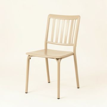 Dune Edge Dining Chair - Beige (synthetic illustration; no displayed measurements)