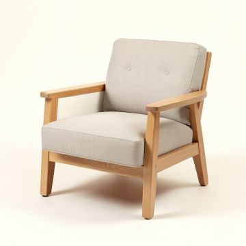 Apollos 30 '' Wide Polyester Armchair (synthetic illustration; no displayed measurements)
