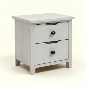 Kesington 2 - Drawer Nightstand In Light Gray (synthetic illustration; no displayed measurements)