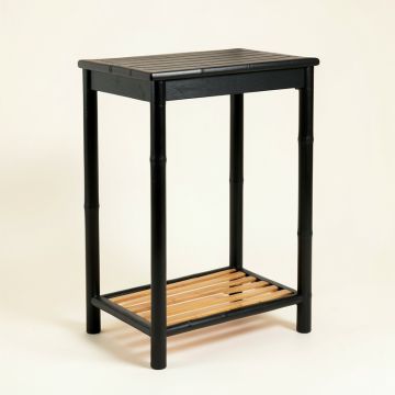 Holly Dale Freestanding Laundry Folding Counter - Black (synthetic illustration; no displayed measurements)