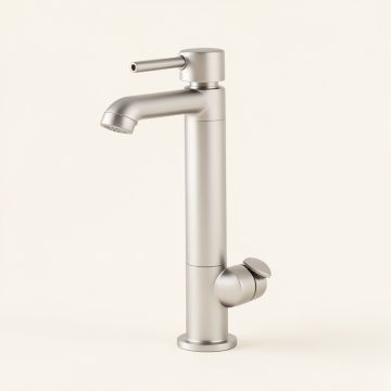 Rainfall Shower Faucet With Rough-In Valve (synthetic illustration; no displayed measurements)