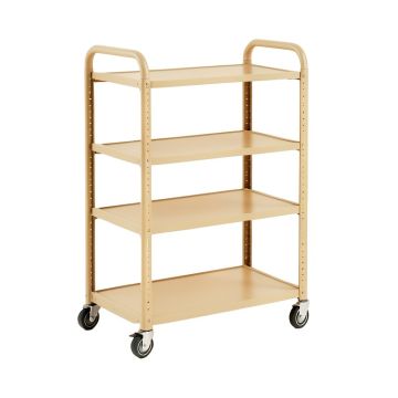 Cedar Bluff Empty Rolling Workshop Cart - Beige