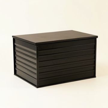 Heath Dale Closed Outdoor Storage Box - Black (synthetic illustration; no displayed measurements)