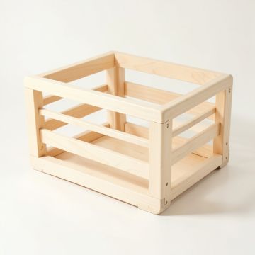 Clay Field Empty Furniture-Style Pet Crate - Ivory (synthetic illustration; no displayed measurements)