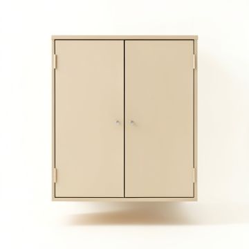 Ash Canyon Wall-Mounted Laundry Cabinet - Beige (synthetic illustration; no displayed measurements)