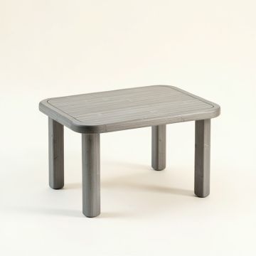 Wren Crossing Compact Balcony Table - Gray (synthetic illustration; no displayed measurements)