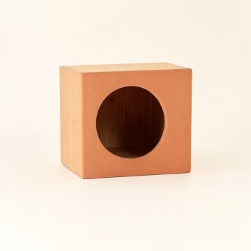 Bay Dell Wall-Mounted Cat Perch - Terracotta (synthetic illustration; no displayed measurements)