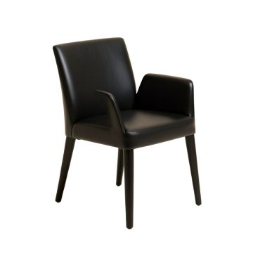 Leddy Sside Chair In Black