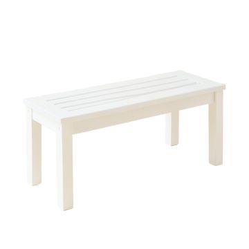 Lake Canyon Indoor Bench - White