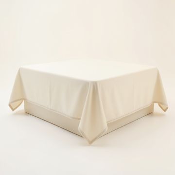 Summit Brook Flat Bed Sheet - Ivory (synthetic illustration; no displayed measurements)