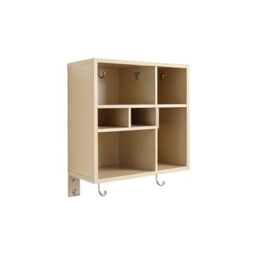 Laurel Bridge Wall-Mounted Entryway Organizer Shelf - Beige