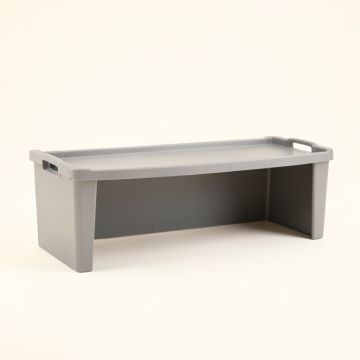 Field Brook Narrow Outdoor Storage Bench - Gray (synthetic illustration; no displayed measurements)